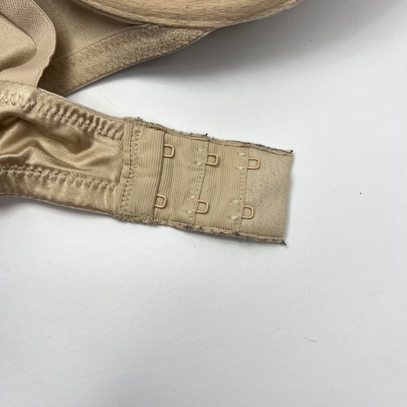 Playtex Beige Embroidered Padded Bra 36C Style 4513 Full Coverage Underwire - Picture 6 of 7